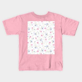 Light flower pattern Kids T-Shirt